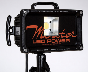 Preview: Karl Meister GmbH 12V Flutlichtstrahler Karl Meister LED 90 DC Feuerwehr Scheinwerfer DIN 14640